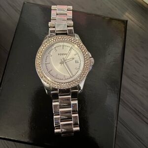 Swarovski Crystal fossil watch.